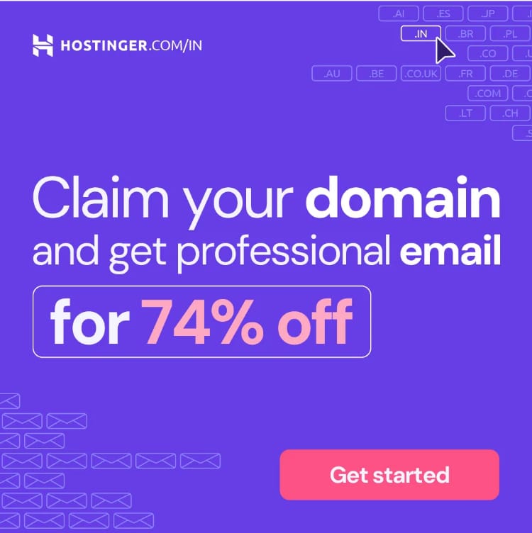 hostinger 74% off 